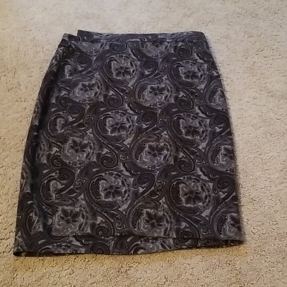 Midi Wool wrap around skirt